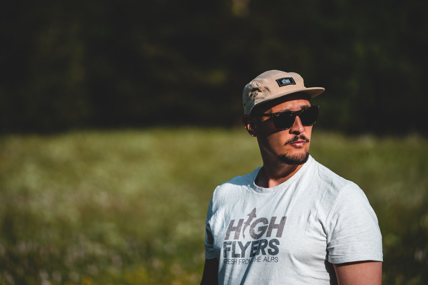 FRESH FROM THE ALPS - 5 Panel cap sand LIMITED EDITION