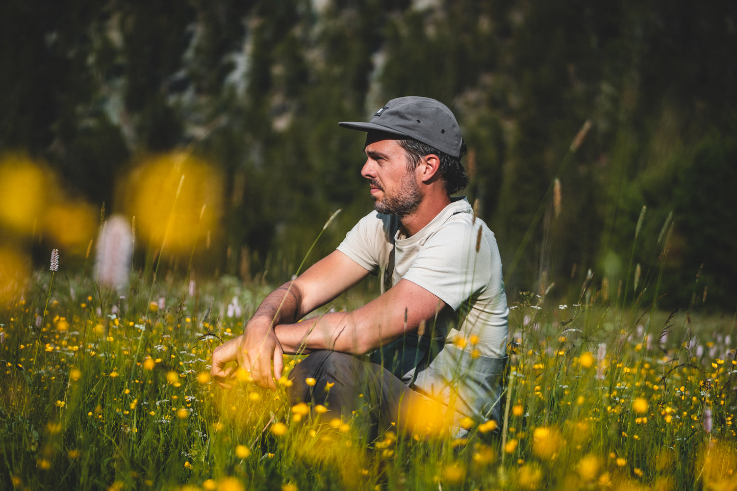 FRESH FROM THE ALPS - 5 Panel cap graphite LIMITED EDITION