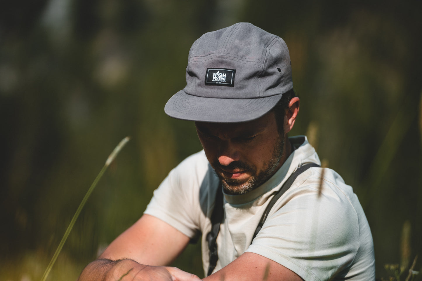 FRESH FROM THE ALPS - 5 Panel cap graphite LIMITED EDITION
