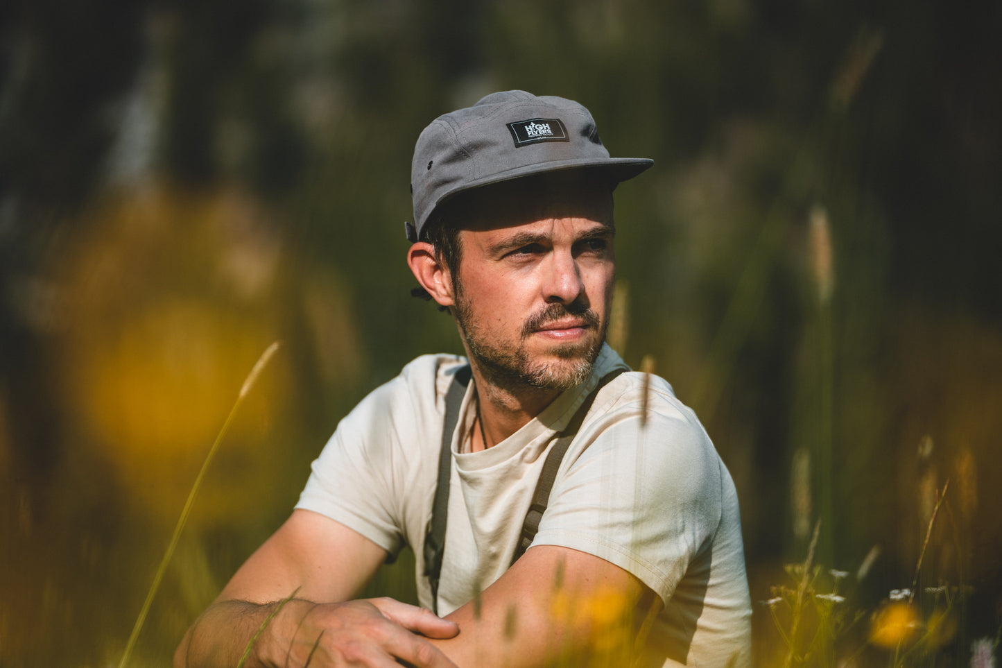 FRESH FROM THE ALPS - 5 Panel cap graphite LIMITED EDITION